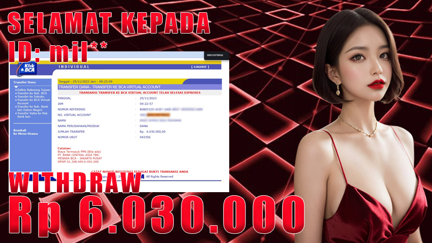 bukti wd warungbetting 25 nov