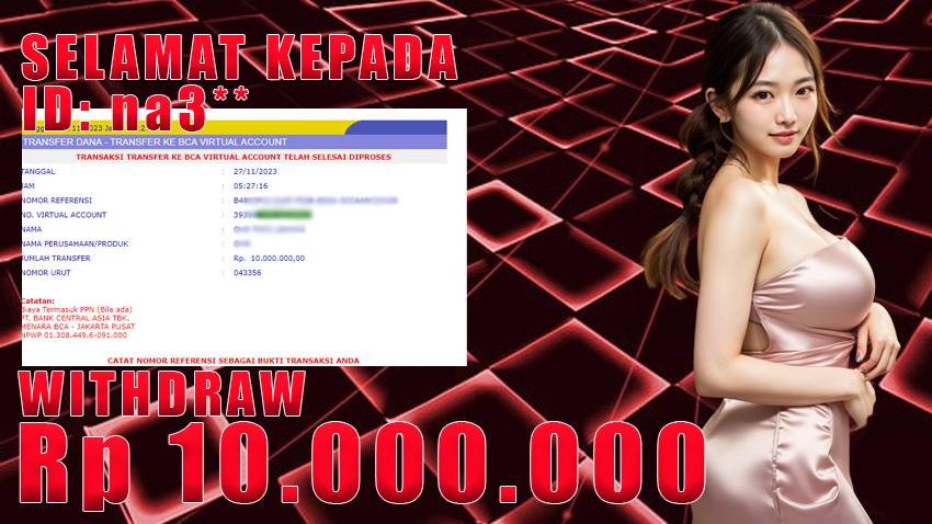 bukti wd warungbetting 27 nov