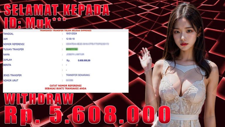 Bukti Withdraw WARUNGBETTING 16 jan 2024