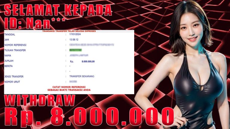 Bukti Withdraw WARUNGBETTING 17 jan 2024