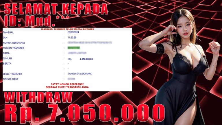 Bukti Withdraw WARUNGBETTING 20 jan 2024