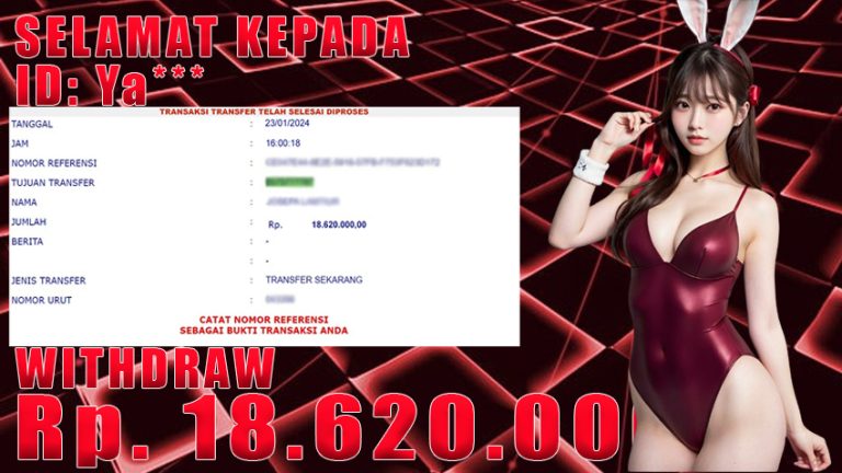 Bukti Withdraw WARUNGBETTING 23 jan 2024