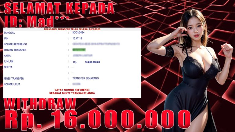 Bukti Withdraw WARUNGBETTING 30 jan 2024