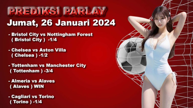 Prediksi Parlay WARUNGBETTING 26 jan 2024