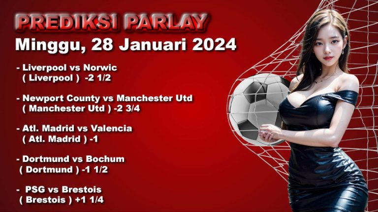 Prediksi Parlay WARUNGBETTING 28 jan 2024