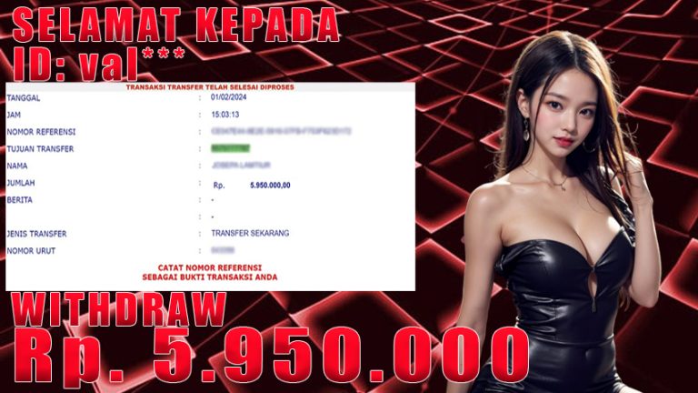 Bukti Withdraw WARUNGBETTING 01 feb 2024