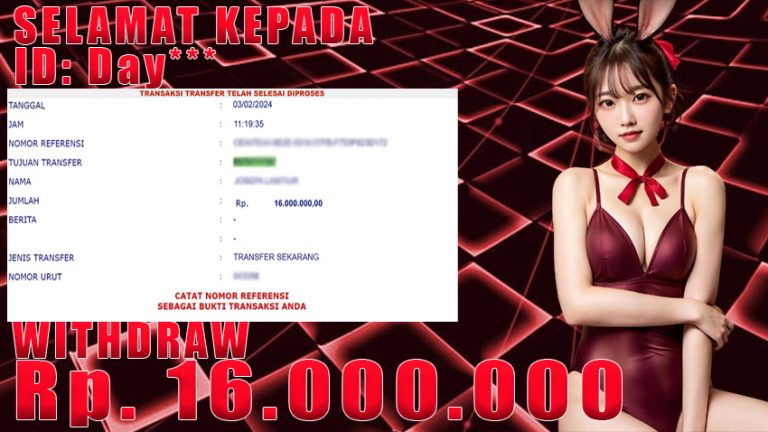 Bukti Withdraw WARUNGBETTING 03 feb 2024