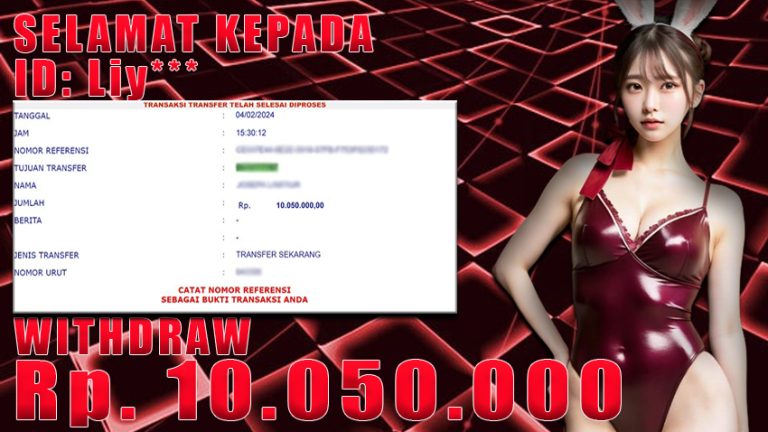 Bukti Withdraw WARUNGBETTING 04 feb 2024