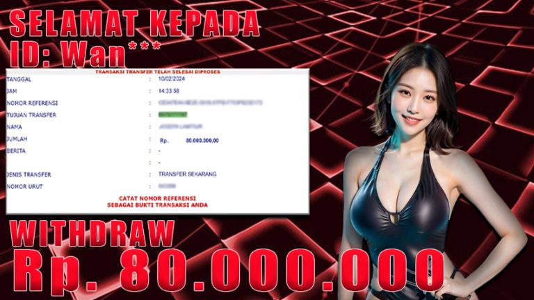 Bukti Withdraw WARUNGBETTING 10 feb 2024