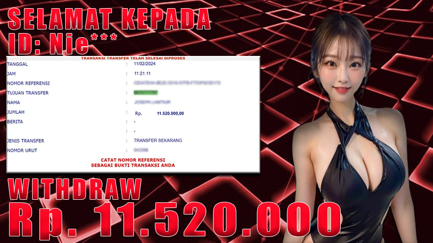 Bukti Withdraw WARUNGBETTING 11 feb 2024