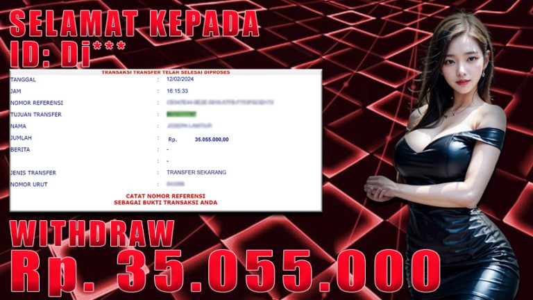 Bukti Withdraw WARUNGBETTING 12 FEB 2024