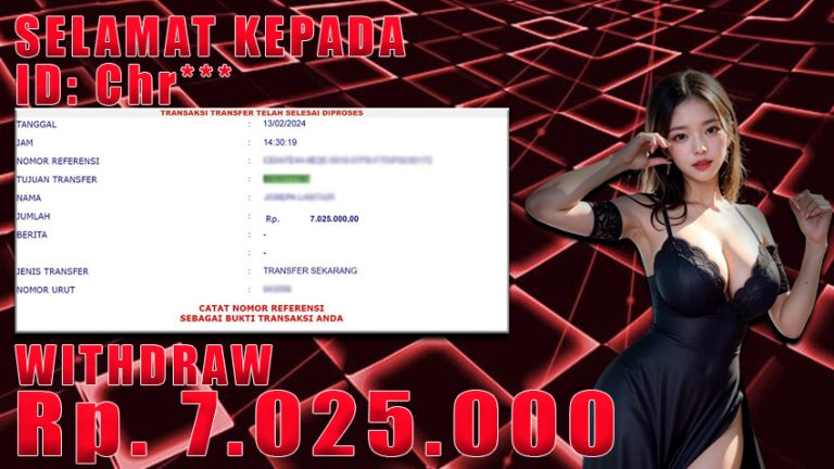 Bukti Withdraw WARUNGBETTING 13 feb 2024