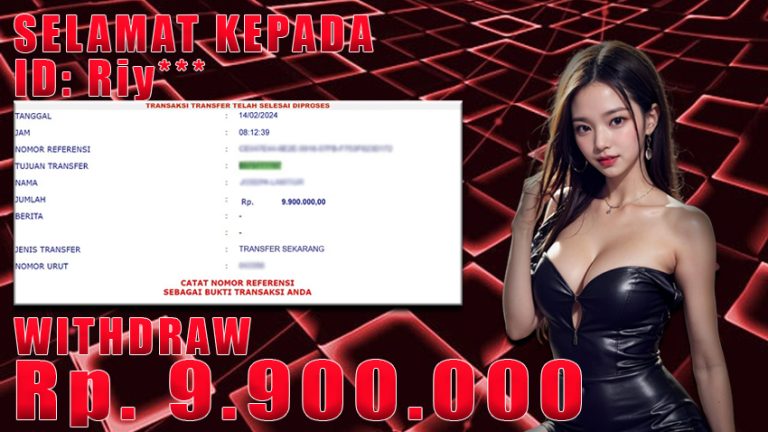 Bukti Withdraw WARUNGBETTING 14 feb 2024
