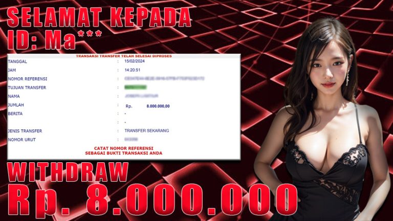 Bukti Withdraw WARUNGBETTING 15 feb 2024