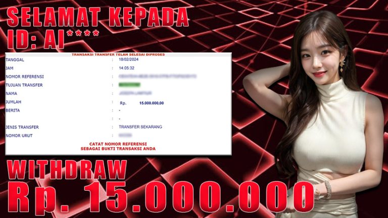 Bukti Withdraw WARUNGBETTING 18 feb 2024