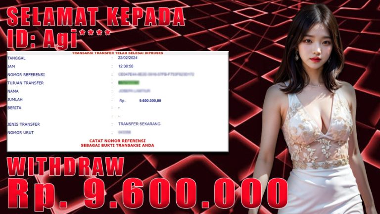 Bukti Withdraw WARUNGBETTING 22 FEB 2024