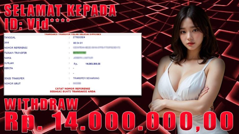 Bukti Withdraw WARUNGBETTING 27 feb 2024