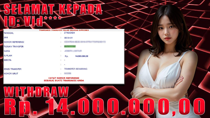 Bukti Withdraw WARUNGBETTING 27 feb 2024