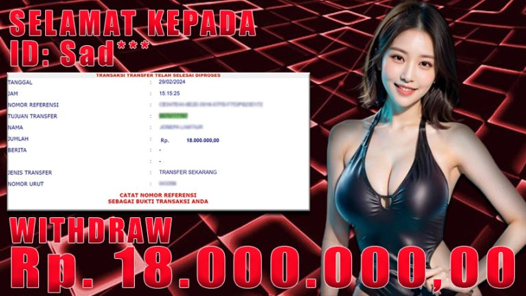 Bukti Withdraw WARUNGBETTING 29 feb 2024
