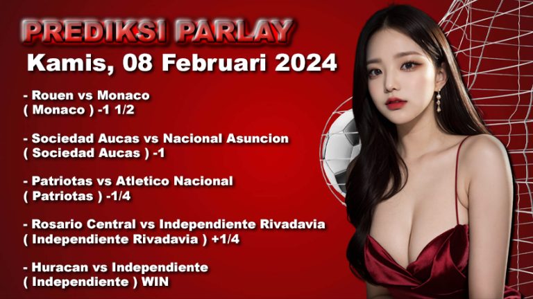 Prediksi Parlay WARUNGBETTING 08 feb 2024