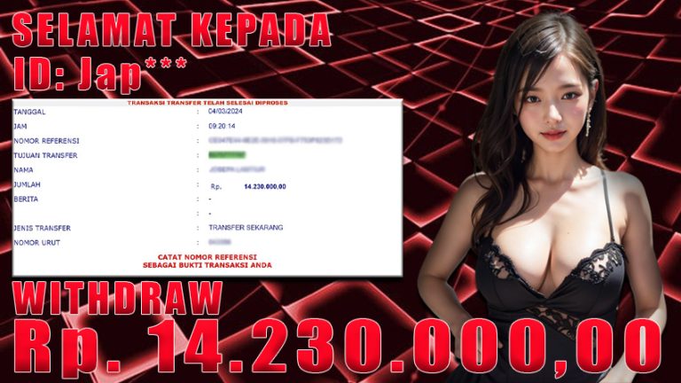 Bukti Withdraw WARUNGBETTING 04 mar 2024