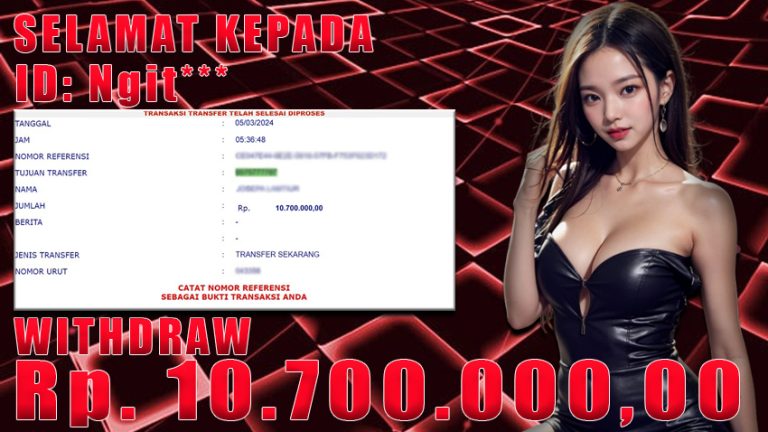 Bukti Withdraw WARUNGBETTING 05 mar 2024