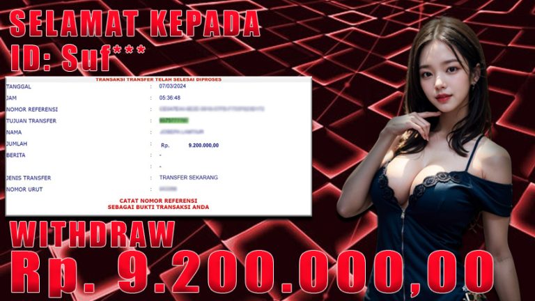 Bukti Withdraw WARUNGBETTING 07 mar 2024