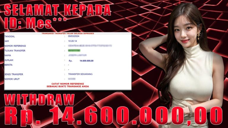 Bukti Withdraw WARUNGBETTING 09 mar 2024