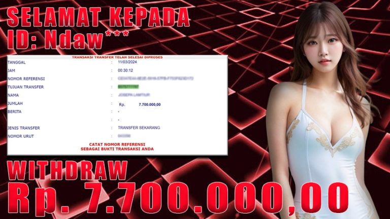 Bukti Withdraw WARUNGBETTING 11 mar 2024