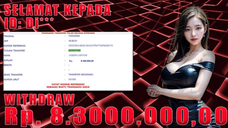 Bukti Withdraw WARUNGBETTING 15 mar 2024