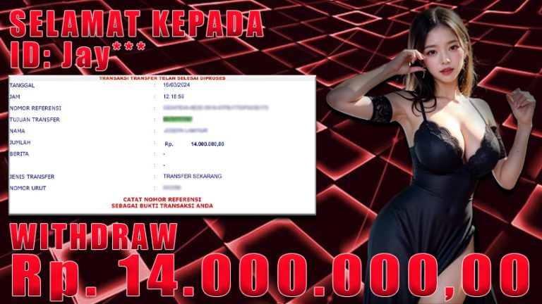 Bukti Withdraw WARUNGBETTING 16 mar 2024