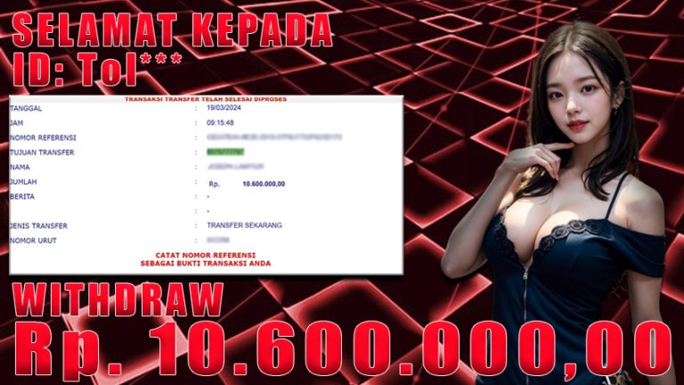Bukti Withdraw WARUNGBETTING 19 mar 2024