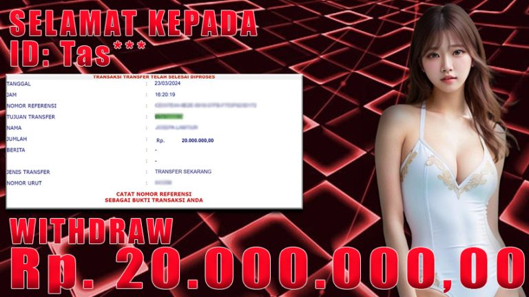 Bukti Withdraw WARUNGBETTING 23 mar 2024