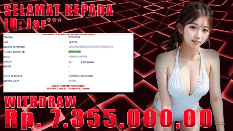 Bukti Withdraw WARUNGBETTING 26 mar 2024