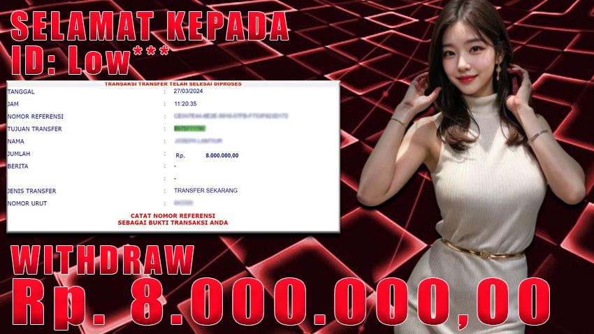Bukti Withdraw WARUNGBETTING 27 mar 2024