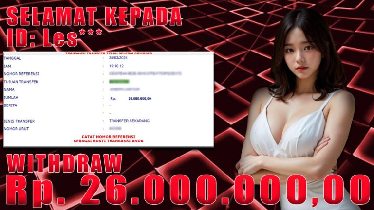 Bukti Withdraw WARUNGBETTING 30 mar 2024