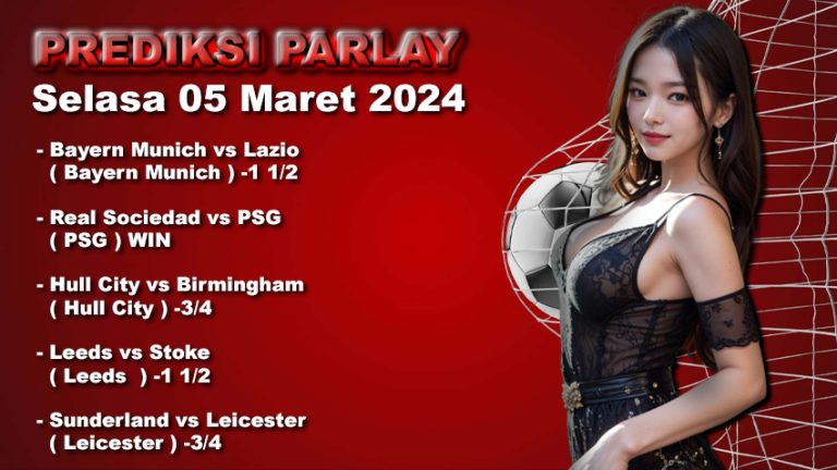 Prediksi Parlay WARUNGBETTING 05 mar 2024