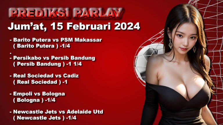 Prediksi Parlay WARUNGBETTING 15 mar 2024