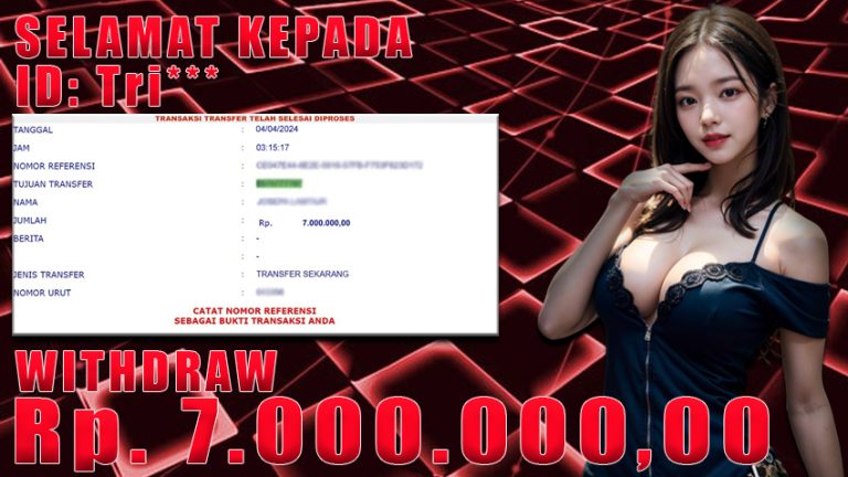 Bukti Withdraw WARUNGBETTING 04 april 2024
