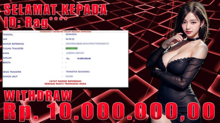 Bukti Withdraw WARUNGBETTING 05 april 2024