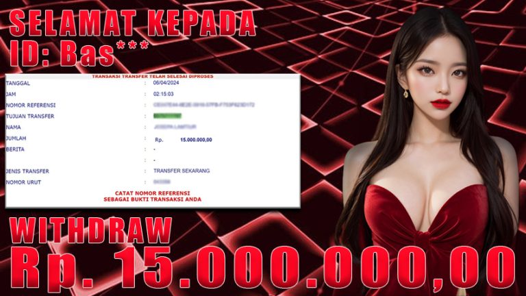 Bukti Withdraw WARUNGBETTING 06 april 2024