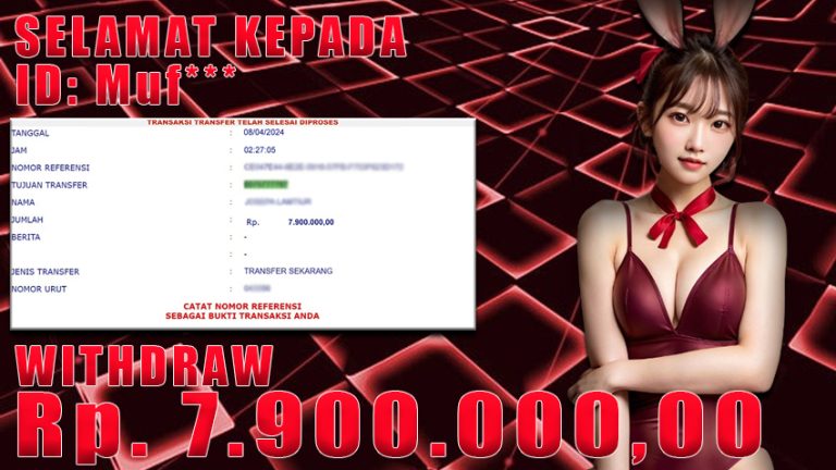 Bukti Withdraw WARUNGBETTING 08 april 2024