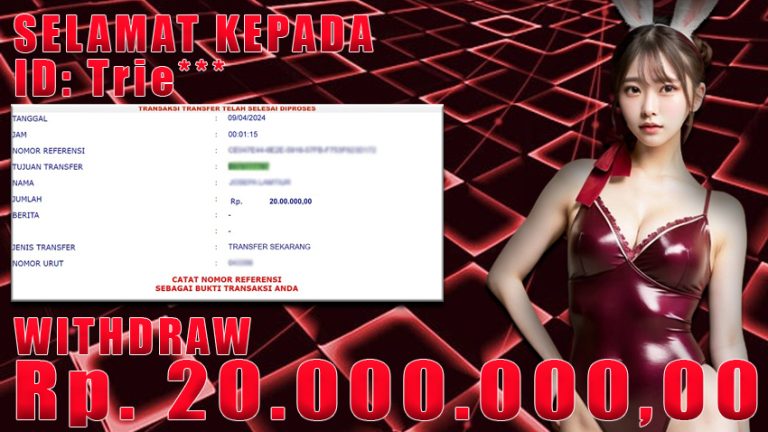 Bukti Withdraw WARUNGBETTING 09 april 2024