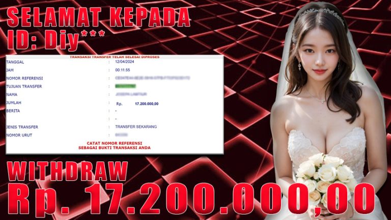 Bukti Withdraw WARUNGBETTING 12 april 2024