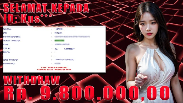 Bukti Withdraw WARUNGBETTING 14 april 2024