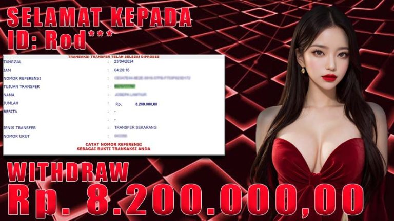 Bukti Withdraw WARUNGBETTING 23 april 2024