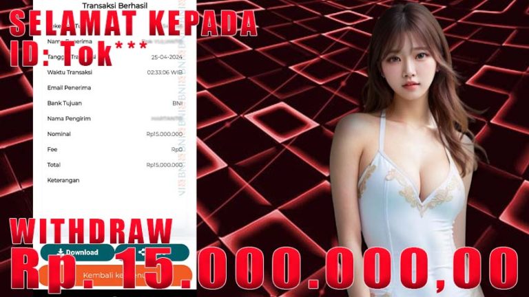 Bukti Withdraw WARUNGBETTING 25 april 2024