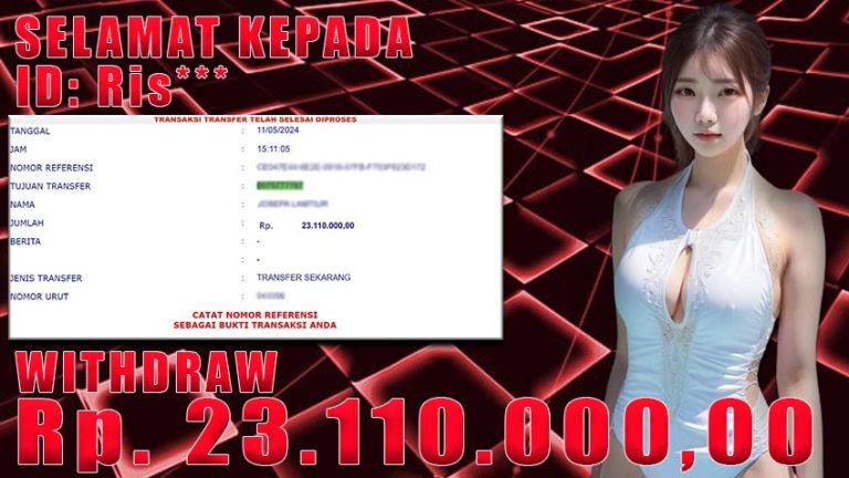 Bukti Withdraw WARUNGBETTING 11 mei 2024