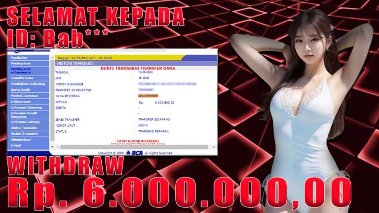 Bukti Withdraw WARUNGBETTING 13 mei 2024