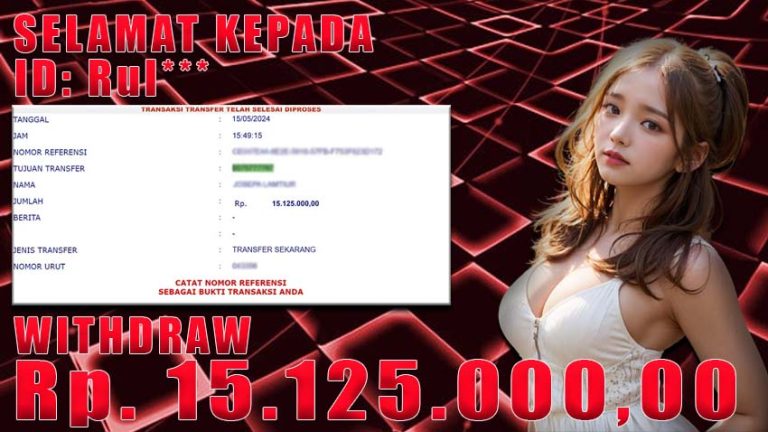 Bukti Withdraw WARUNGBETTING 15 mei 2024